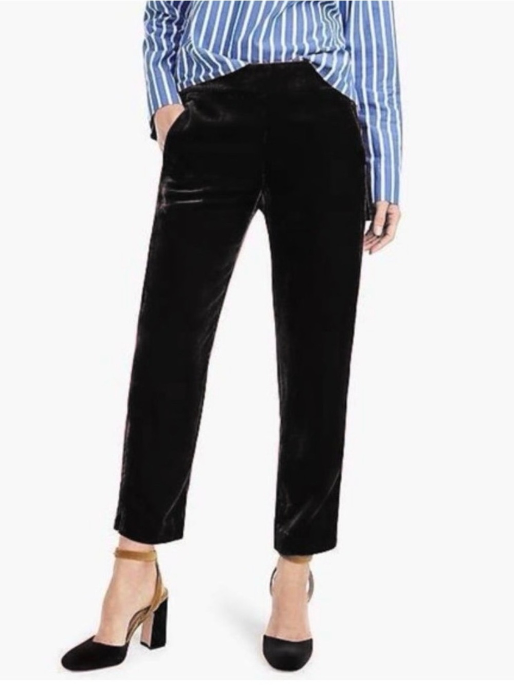 J. Crew Velvet Pull-on Velvet Pants